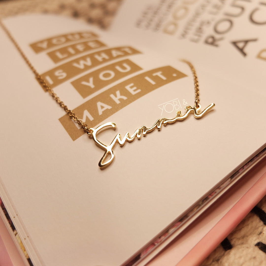 Personalized Handwriting Necklace